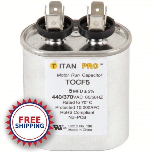 Run capacitor mfd 440v oval - run,